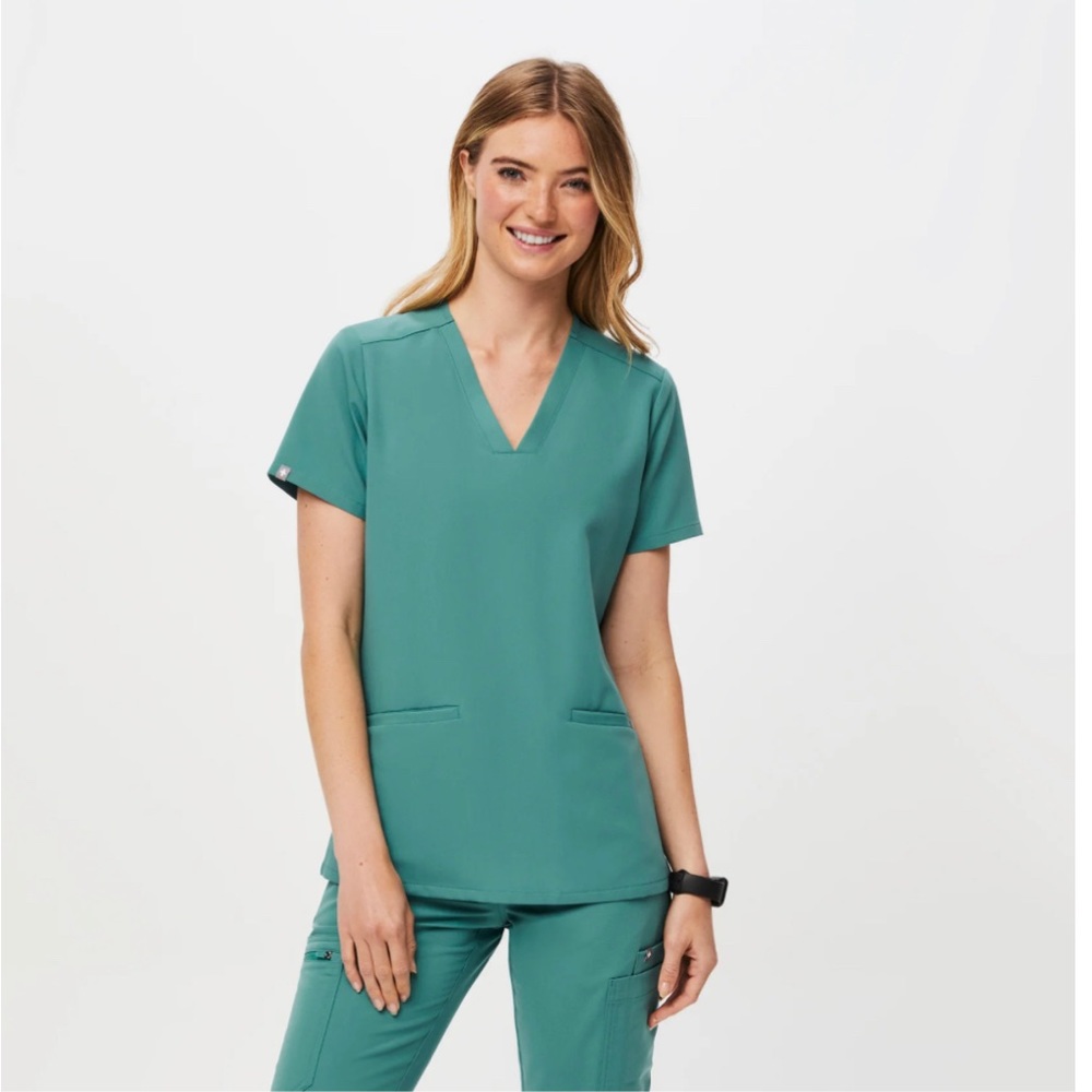Womens Figs three pocket scrub top